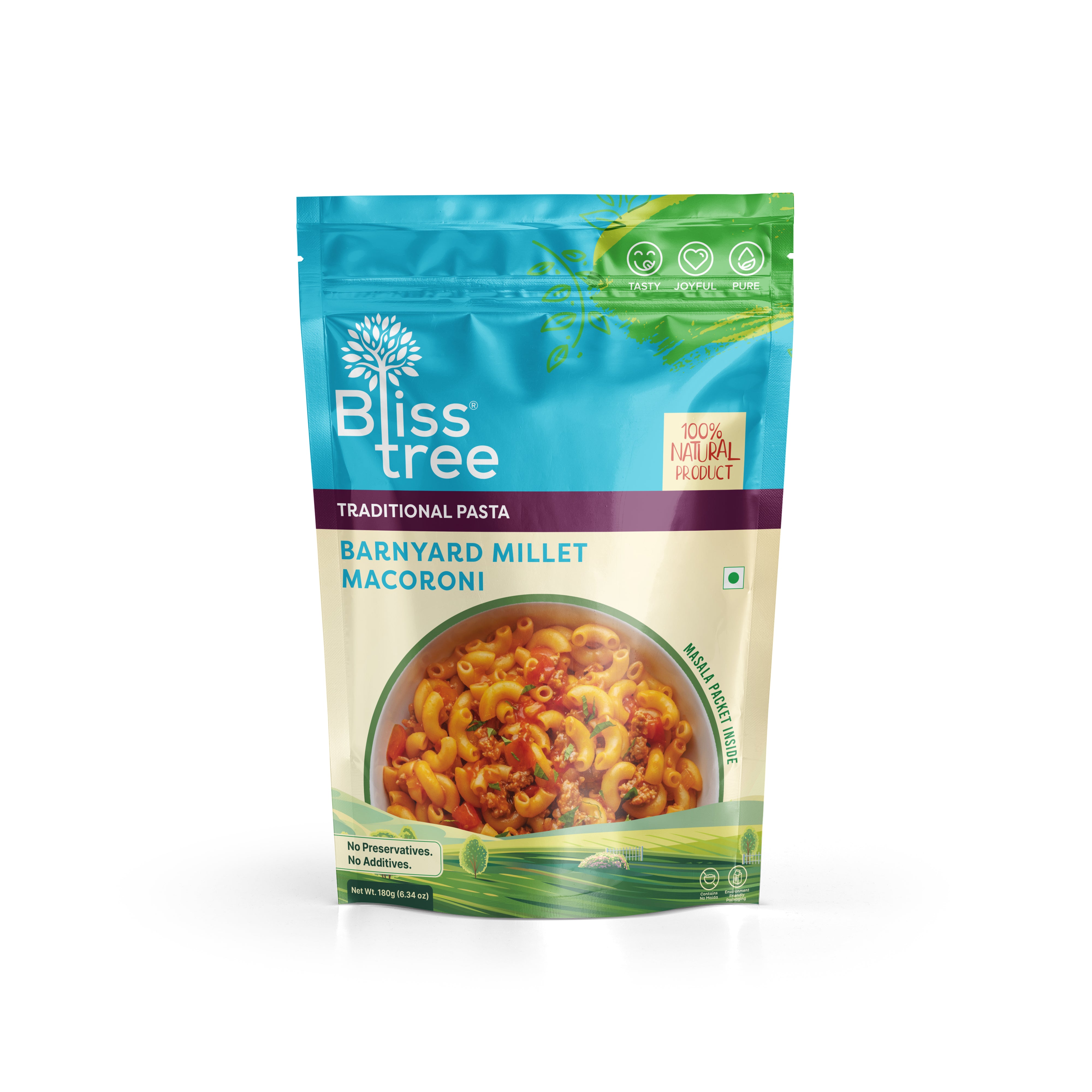 Blisstree Barnyard Millet Macaroni - 180g